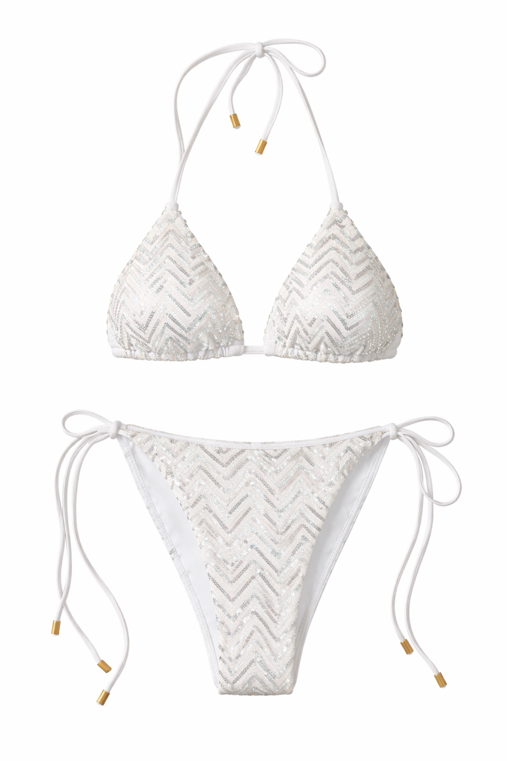 Ladyship Sequin Bikini Set