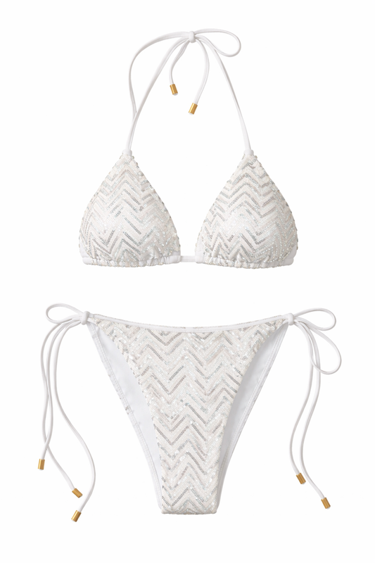 Ladyship Sequin Bikini Set